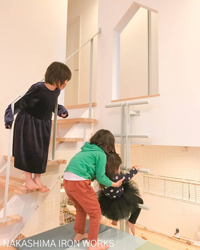 子ども達とロフトはしご　熊本県