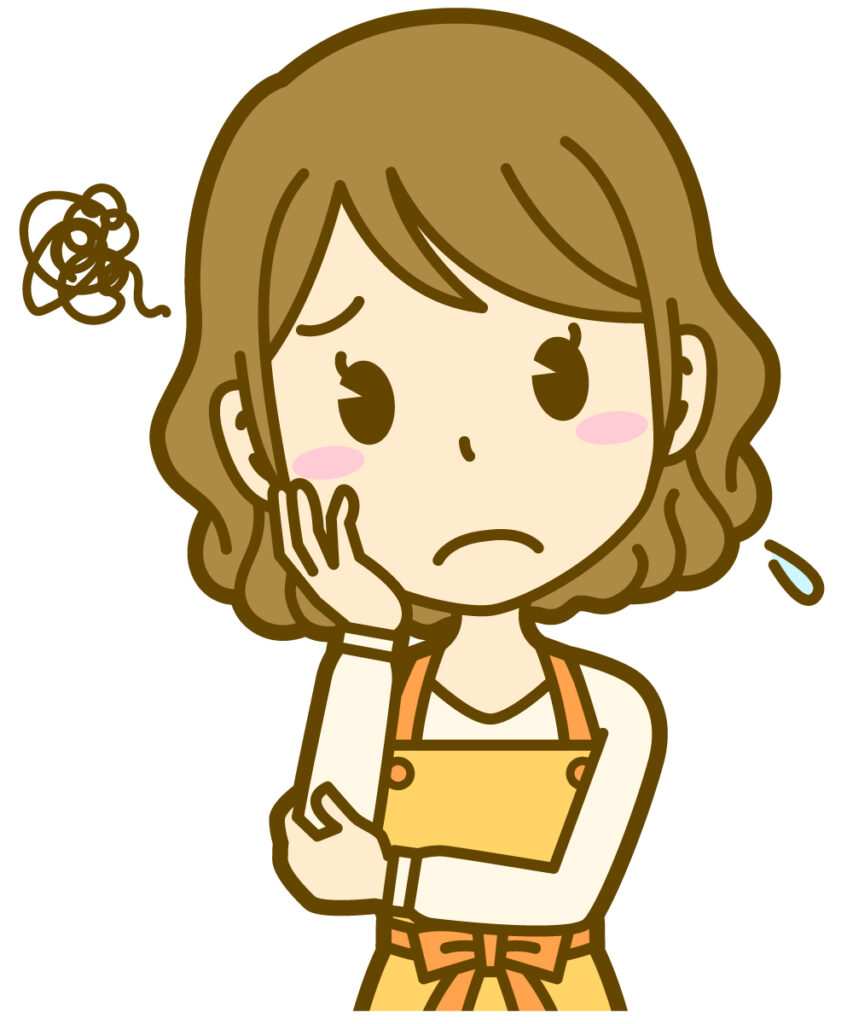 懸垂バーと物干しバーの違いに悩む女性のイメージ